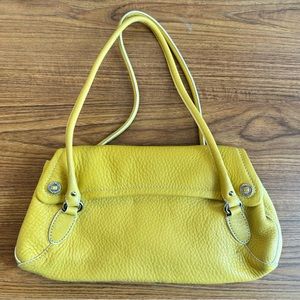 Vintage Yellow cole haan bag
